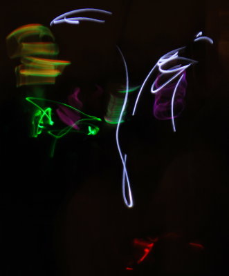 10 Contrast light painting
