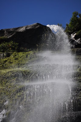 Upward view of the Falls