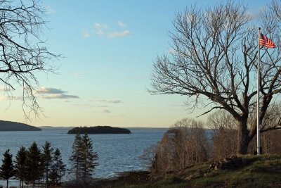 View near sunset