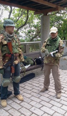 Kalash and One-Zero presiding over the training