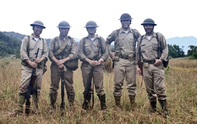 Group shot after filming