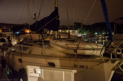 Sailing along Lido Peninsula