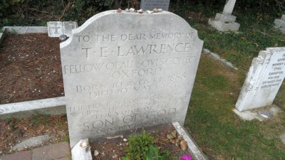 Lawrence of Arabia's Grave Site in Moreton, England