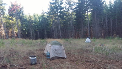 Camping at White Salmon