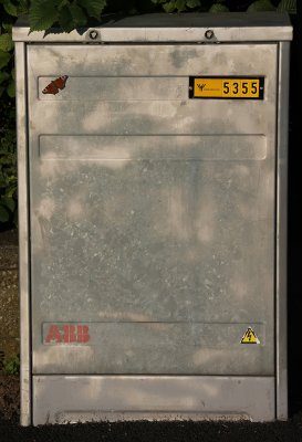 Fjäril som varningsskylt för högspänning?