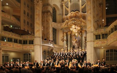 Efter Verdis Requiem i Frauenkirche, Dresden