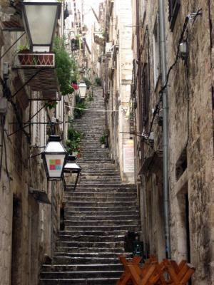half the streets in dubrovnik are like this