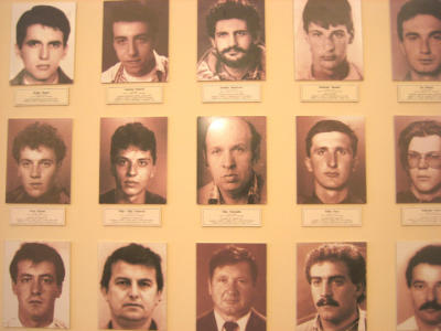 photos of men who died defending dubrovnik in the war in 1991-1995