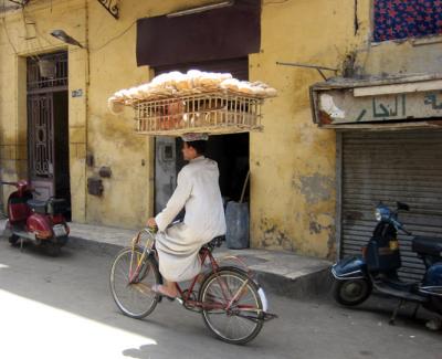 bread seller, cairo