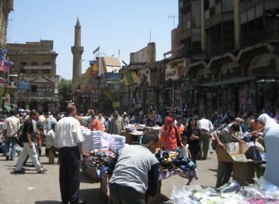 the beginning of the bazaars near midan ataba (ataba square)