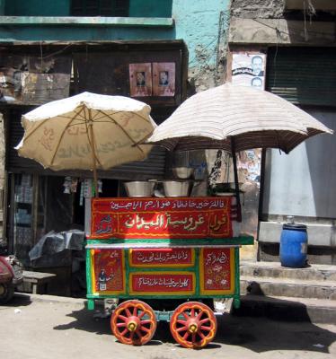 juice cart in islamic cairo