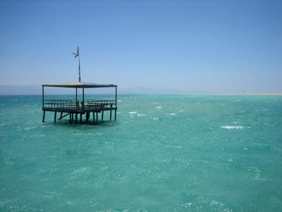 the beach at ras sudr on the red sea, as you can see, the red sea is actually blue.  who knew?