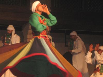Whirling dervishes in cairo