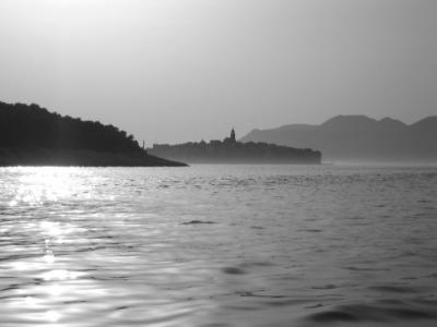 korcula seen from the sea