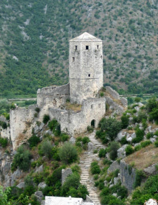 tower at pocitelj, near mostar