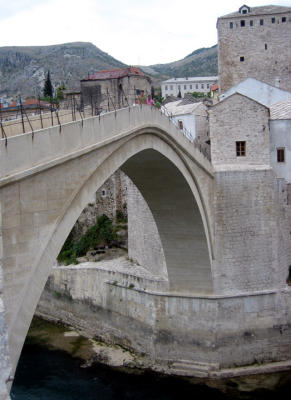 the old bridge and old town, mostar