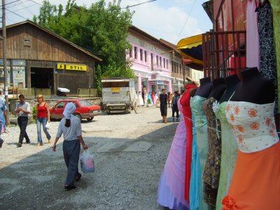 downtown Pec, kosovo