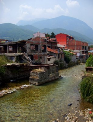 river view in Pec, kosovo