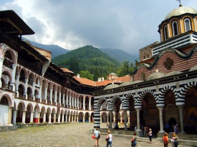 rila monastery and church, bulgaria