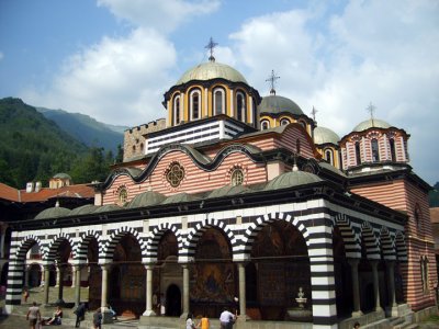 rila monastery and church