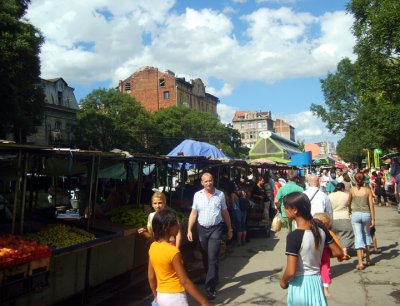 at the market in sofia