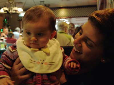 Aly and Ainsley at Tony's