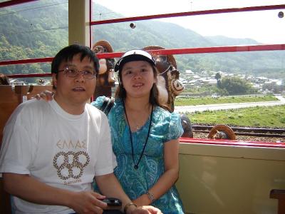 Sagano Romantic Train--搭乘龜崗至嵐山的小火車