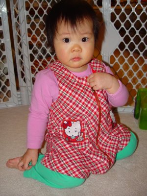 歡歡穿 Hello Kitty