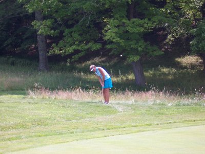 Oakhurst - Gayle comes out of the deep stuff