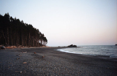 at Ruby Beach in Washington State