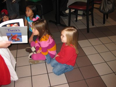 Story time at Chik Fil A