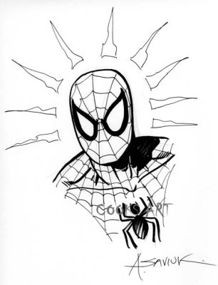  Alex Saviuk did this Spider Man P&I for me at the Heroes ComicCon in 2010