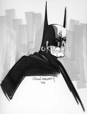 The Great John Beatty pen&inked this Batman at Megacon 2009