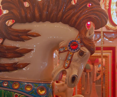 Bejeweled Carousel Horse