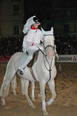 Regions on horseback - Leonessa 2006 - Pulcinella - by Pietrolucci R.