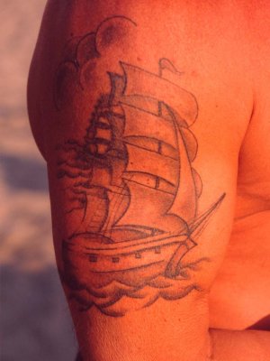 Double sailing ship - 2006 - by Pietrolucci R.