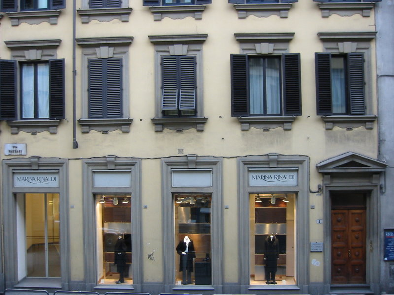 exclusive shop at Via de Panzani