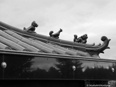 Asian roof decoration