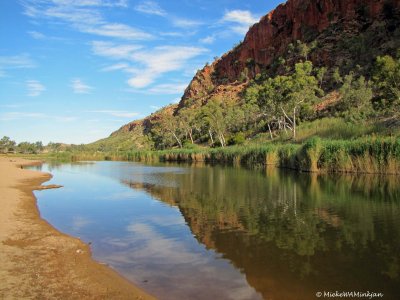 Finke river at Glen Helen