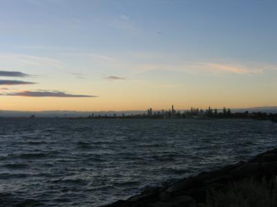 2 may 2006 Sunset above Port Philip Bay