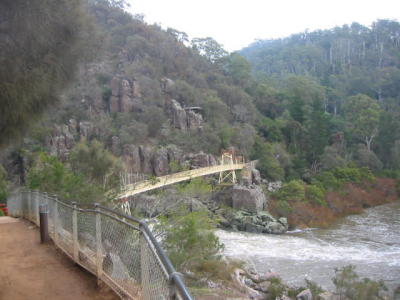 Suspension bridge Launceston