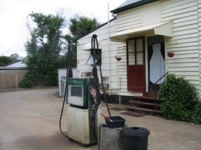 Country petrol station