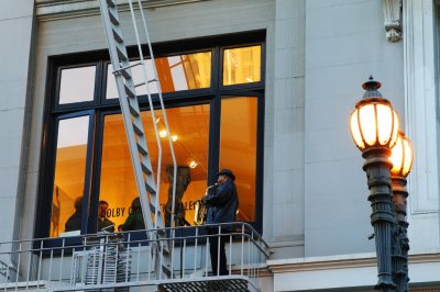 Sax on Balcony