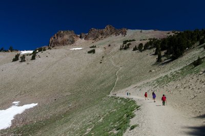 Lassen Peak trail starting point