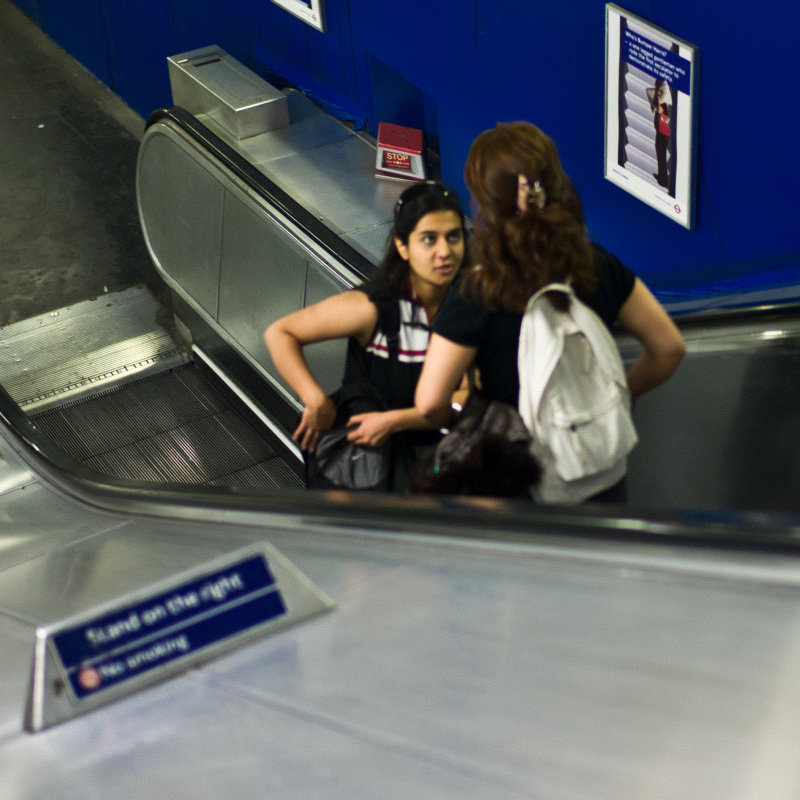 Escalator Conversation