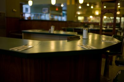 Counter at Peters Grill