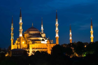 The Blue Mosque at Dusk