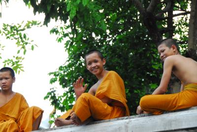 Monks on Canal