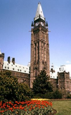 Parliament Center Block_Tulips 2005.jpg