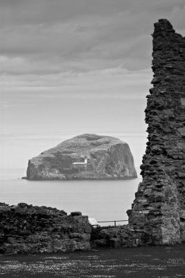 The Bass Rock from Tantallon Castle